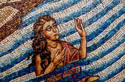 Мозаик у грчкој православној цркви у Атланти