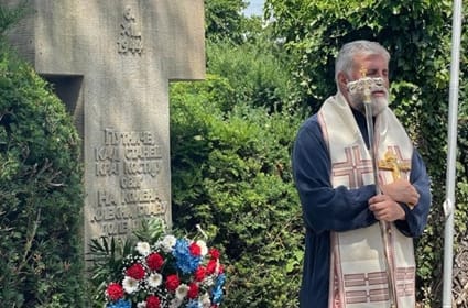 Бесједа Епископа Григорија на гробљу у Оснабрику