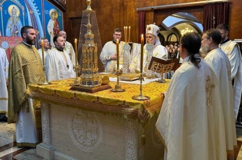 Бесједа Владике Григорија и рукоположење на празник Цвети – Берлин 28. априла 2024.